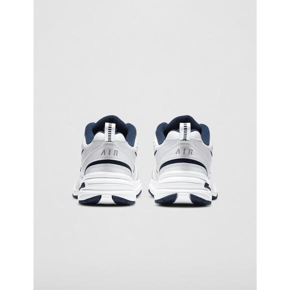 NWT Nike Men\'s Air Monarch IV Cross Trainer,White/Silver/Midnight Navy, 12 US main image 5